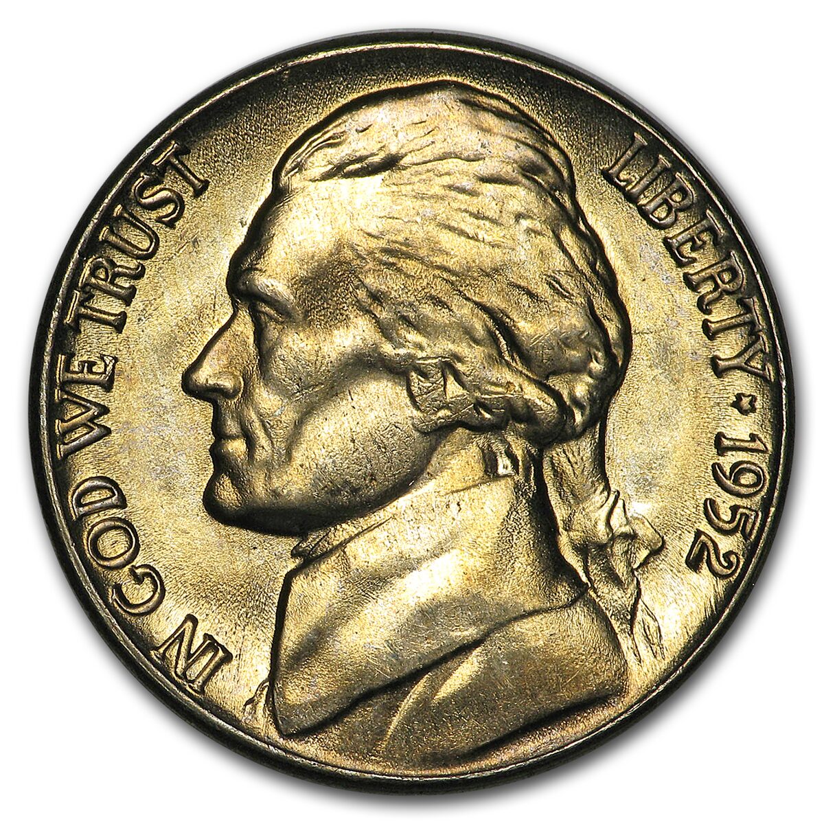 1952-D Jefferson Nickel BU