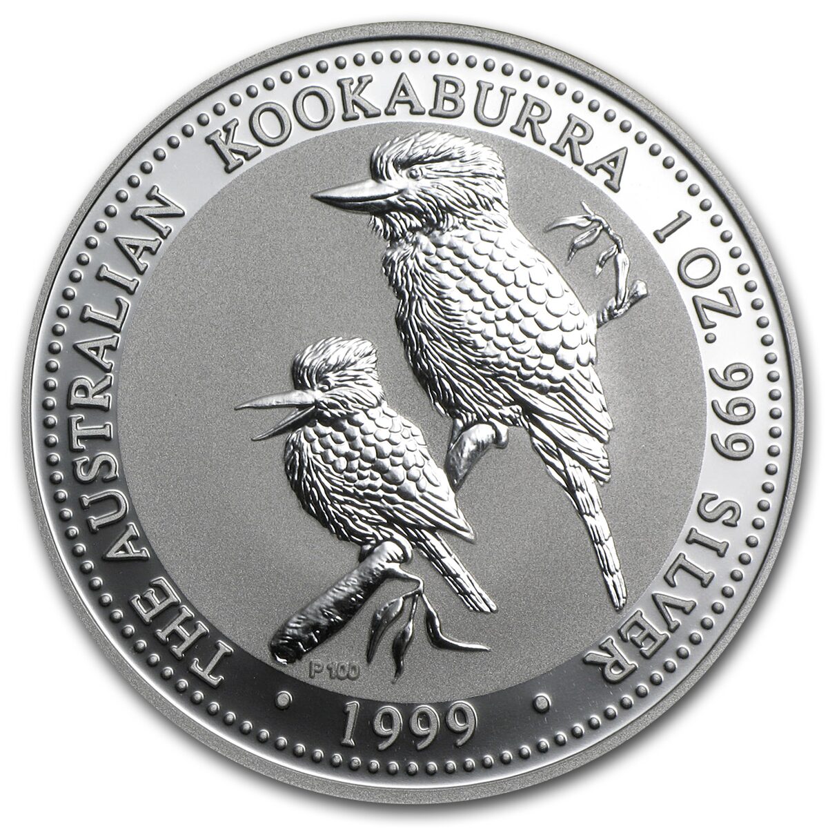 1999 Australia 1 oz Silver Kookaburra BU