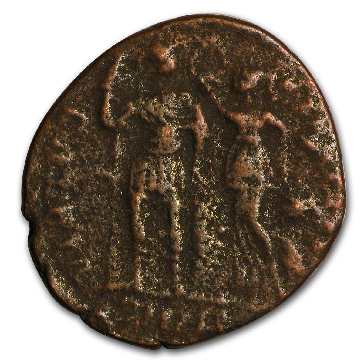 Roman Bronze AE Emperor Arcadius (395-408 AD) Cult of the Madonna