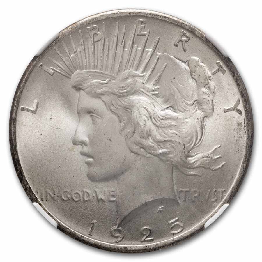 1925 Peace Dollar MS-67 NGC