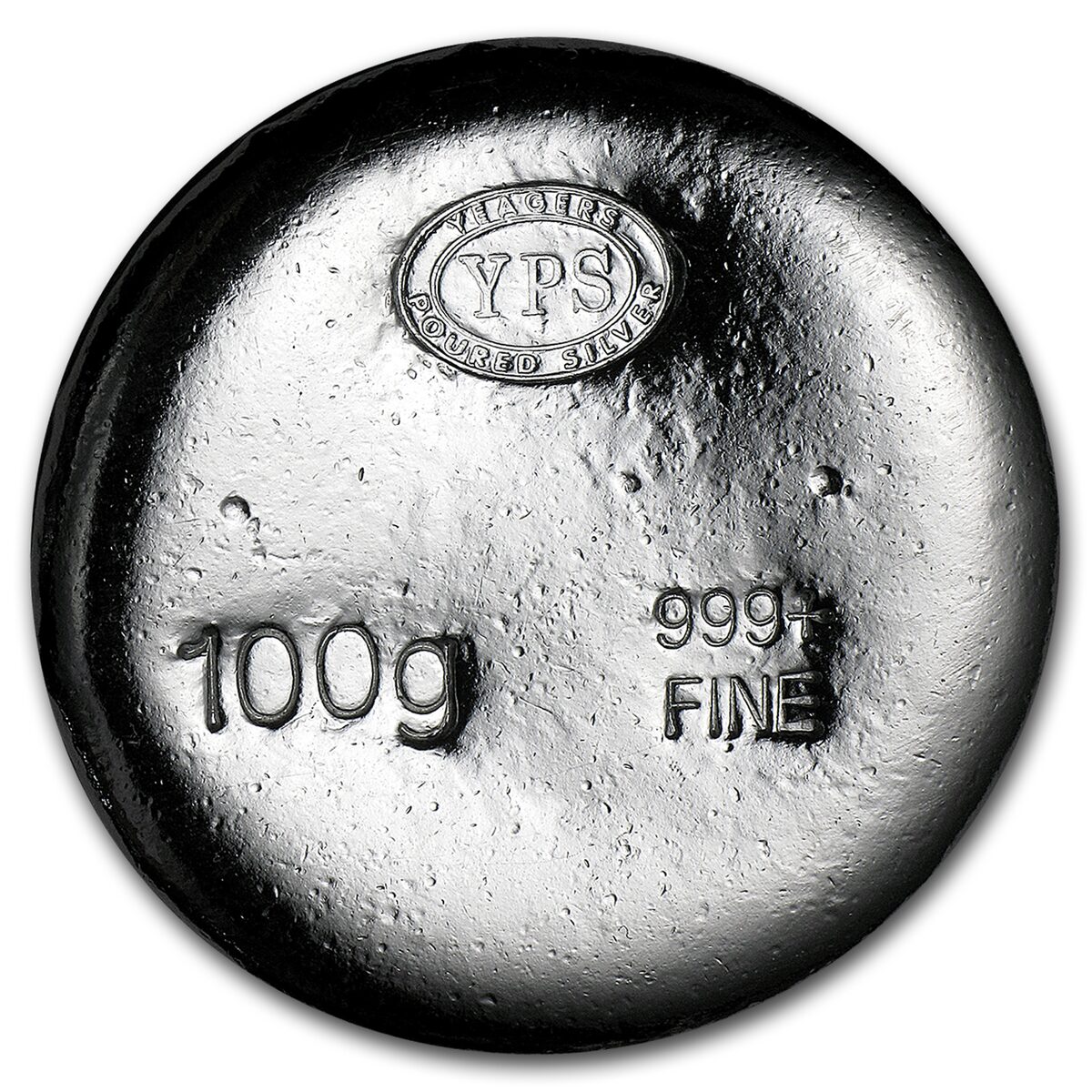 100 gram Hand Poured Silver Round - Plata Muerta