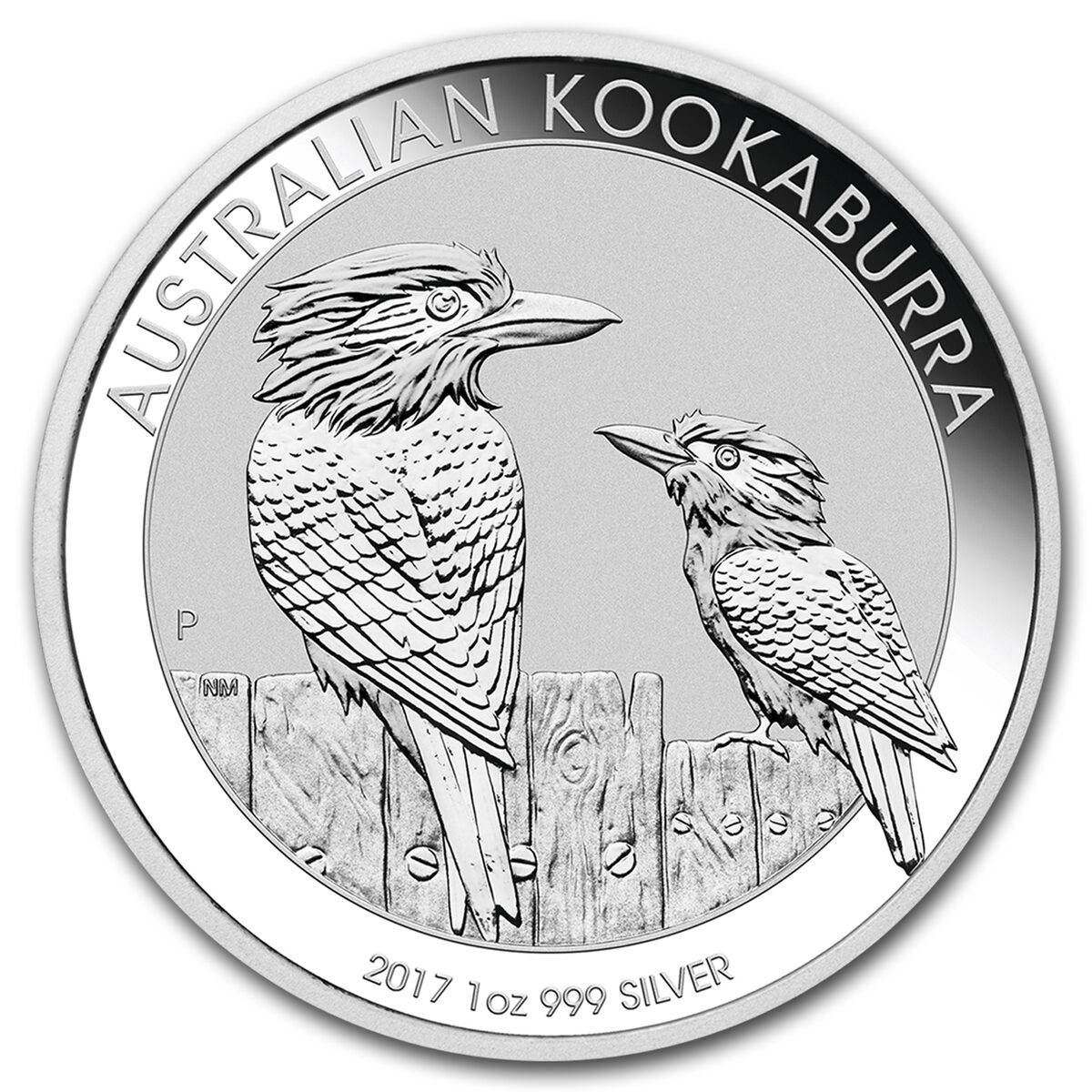 2017 Australia 1 oz Silver Kookaburra (MintDirect® Single)