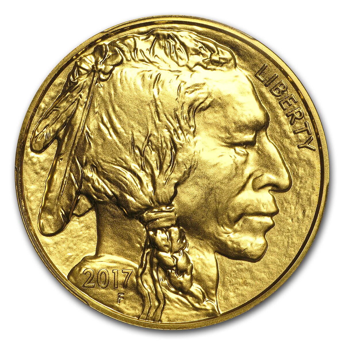 2017 1 oz Gold Buffalo MS-70 PCGS (FirstStrike®, Buffalo Label)