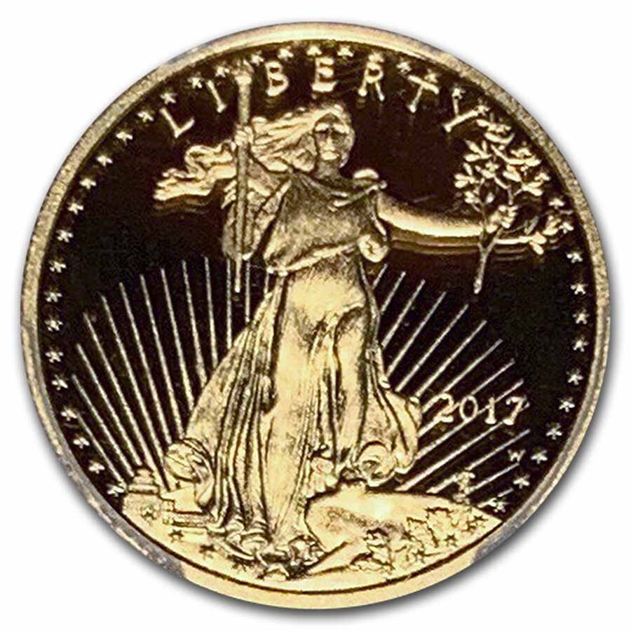 2017-W 1/4 oz Proof American Gold Eagle PR-70 PCGS (FS)