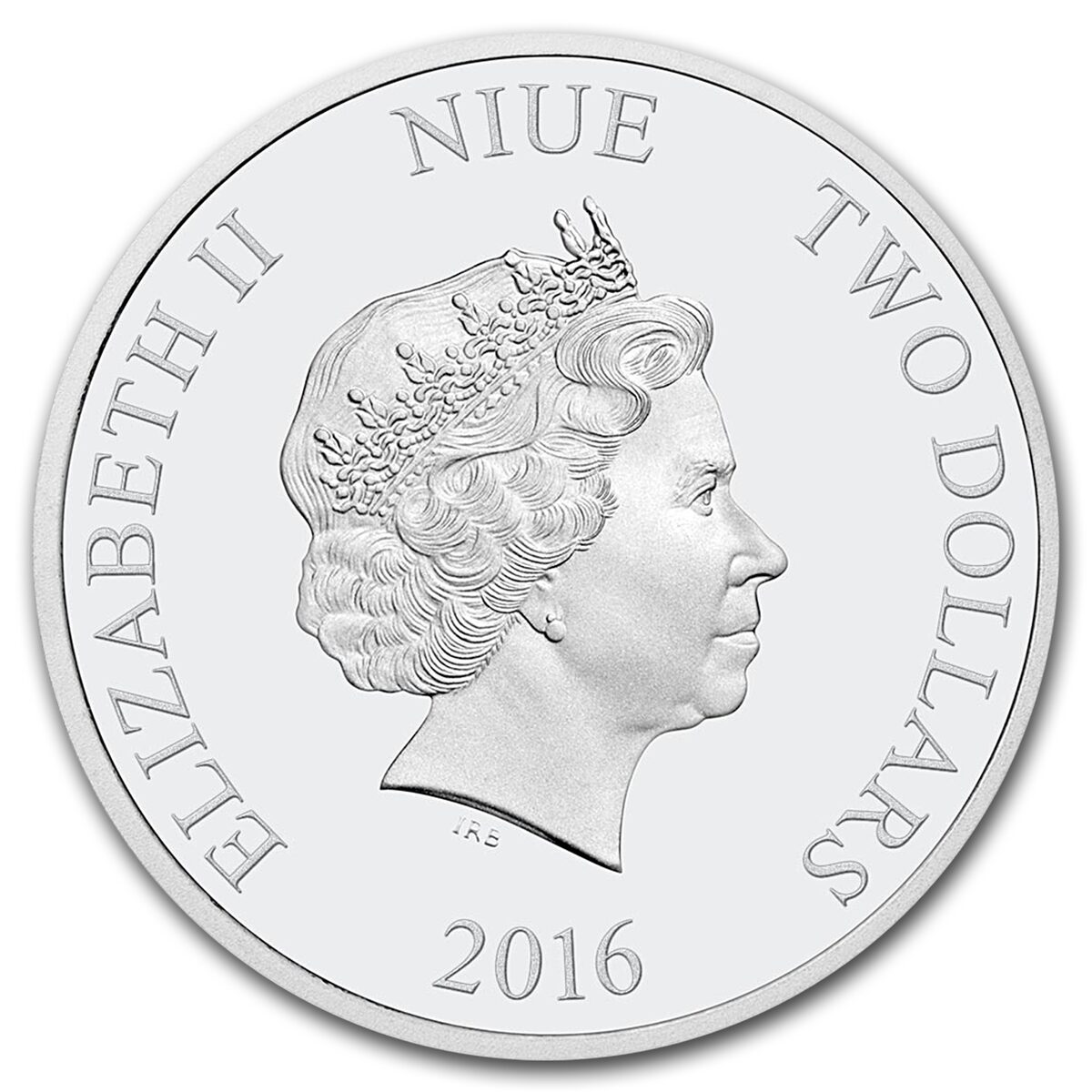 2016 Niue 1 oz Silver $2 Star Wars Finn (w/Box & COA)