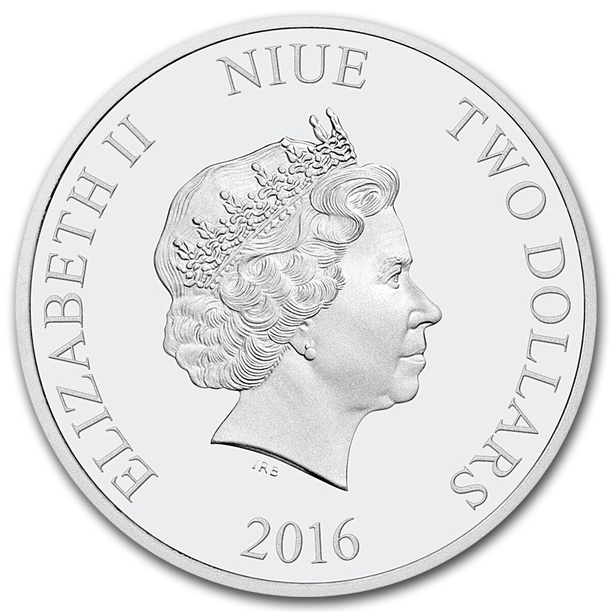 2016 Niue 1 oz Silver $2 Star Wars Poe Dameron (w/Box & COA)