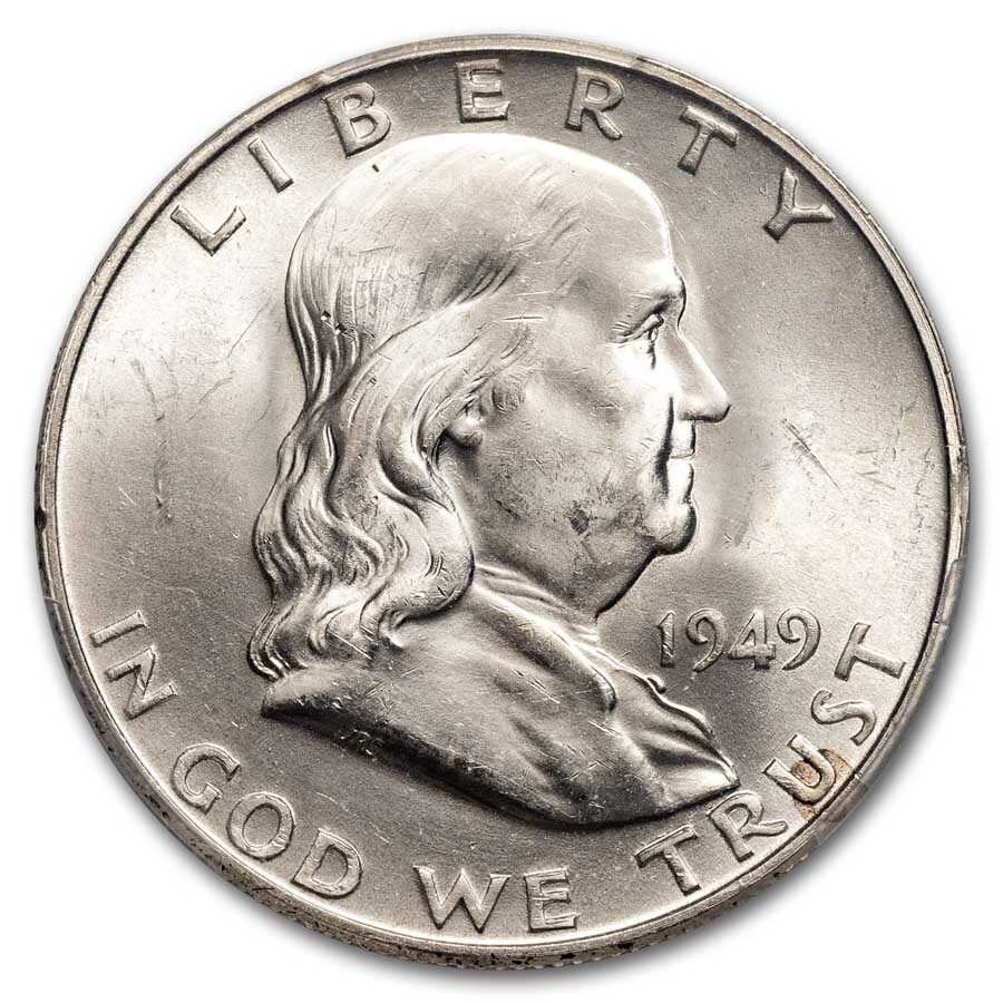 1949-D Franklin Half Dollar MS-63 PCGS