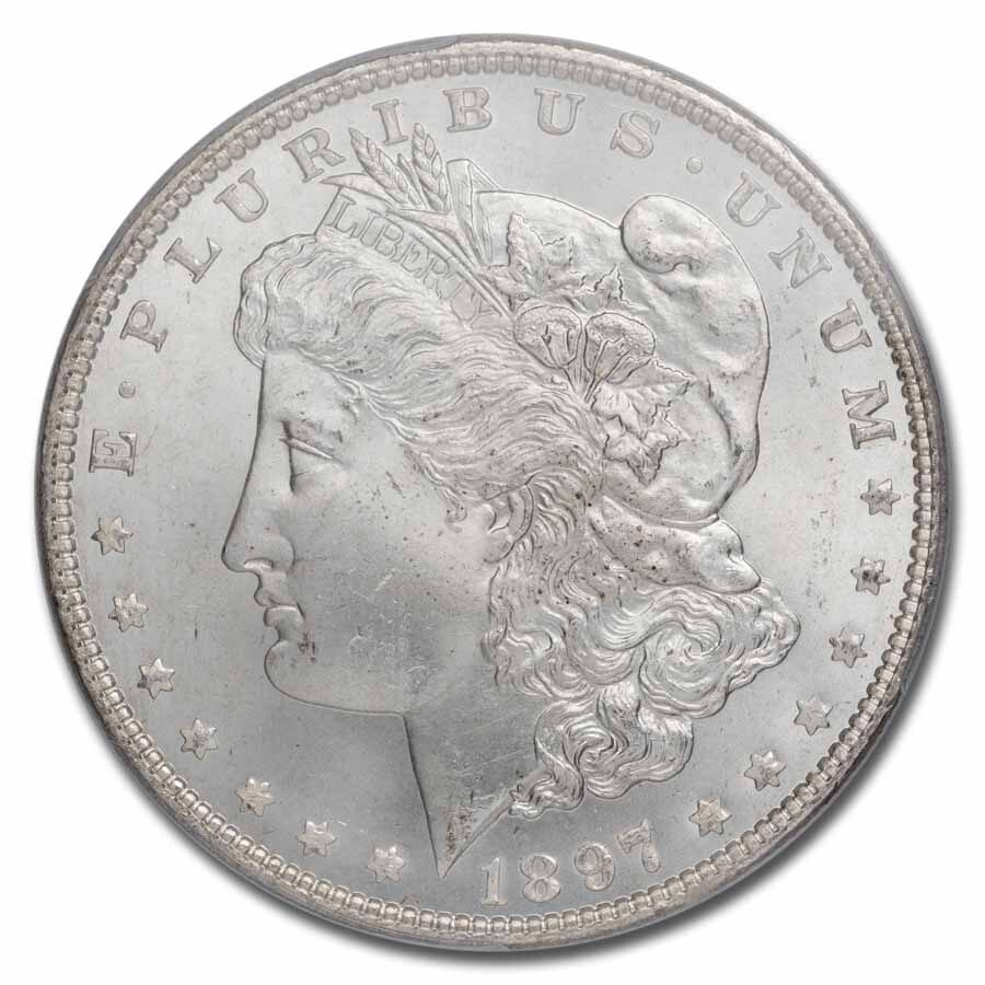 1897 Morgan Dollar MS-66 PCGS