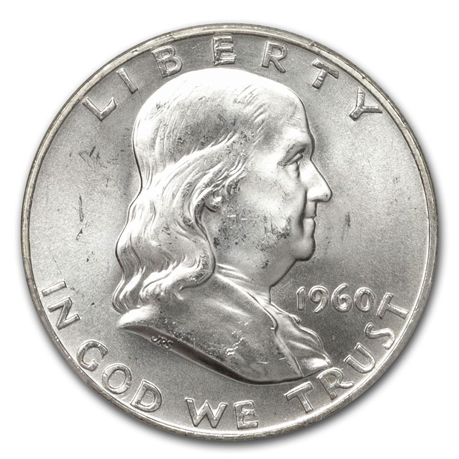 1960-D Franklin Half Dollar MS-65 PCGS