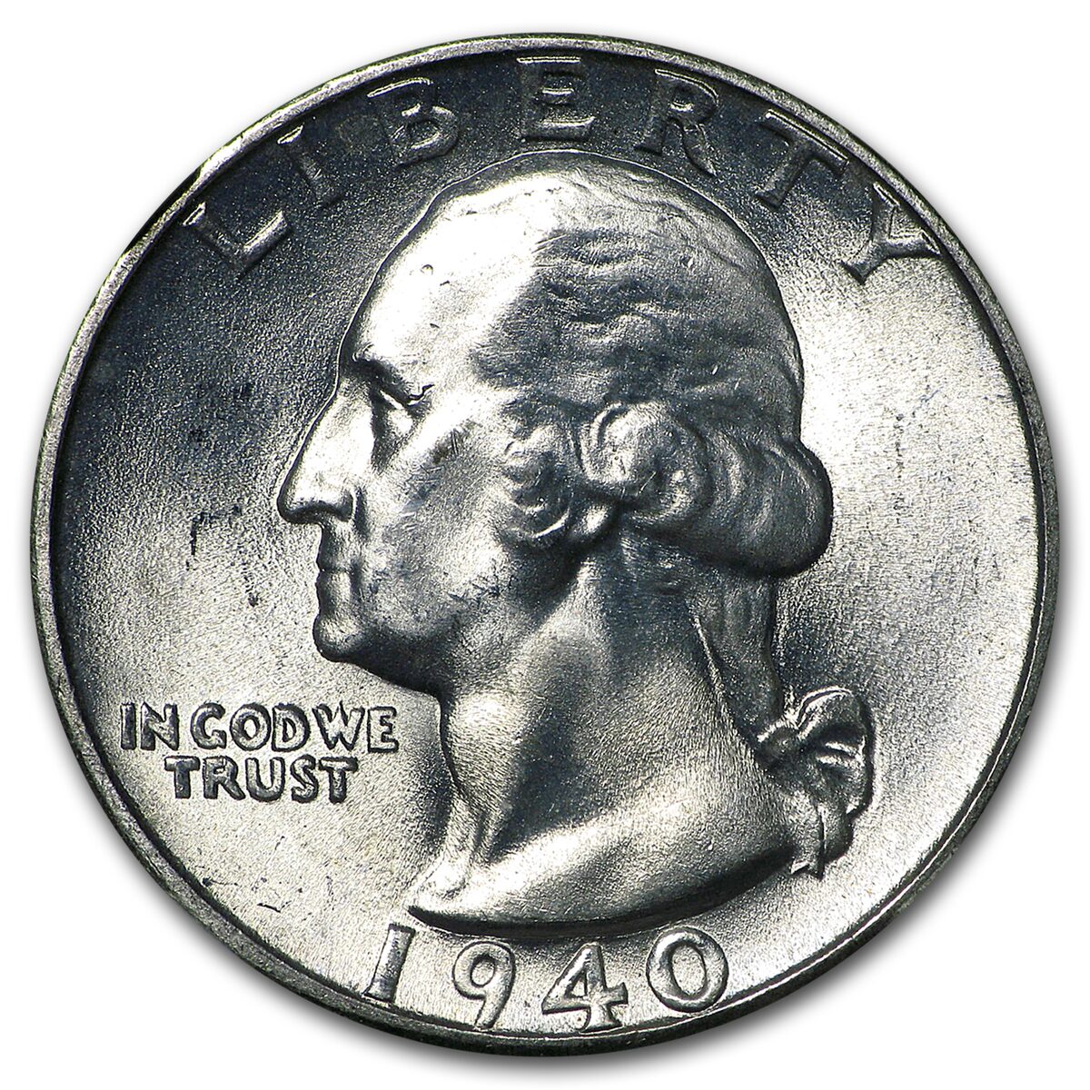 1940-S Washington Quarter MS-65 NGC