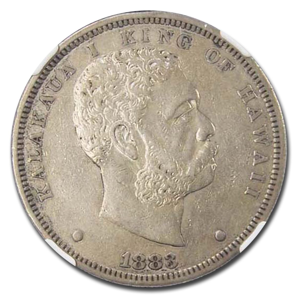 1883 Hawaii Dollar Kalakaua I XF-45 NGC