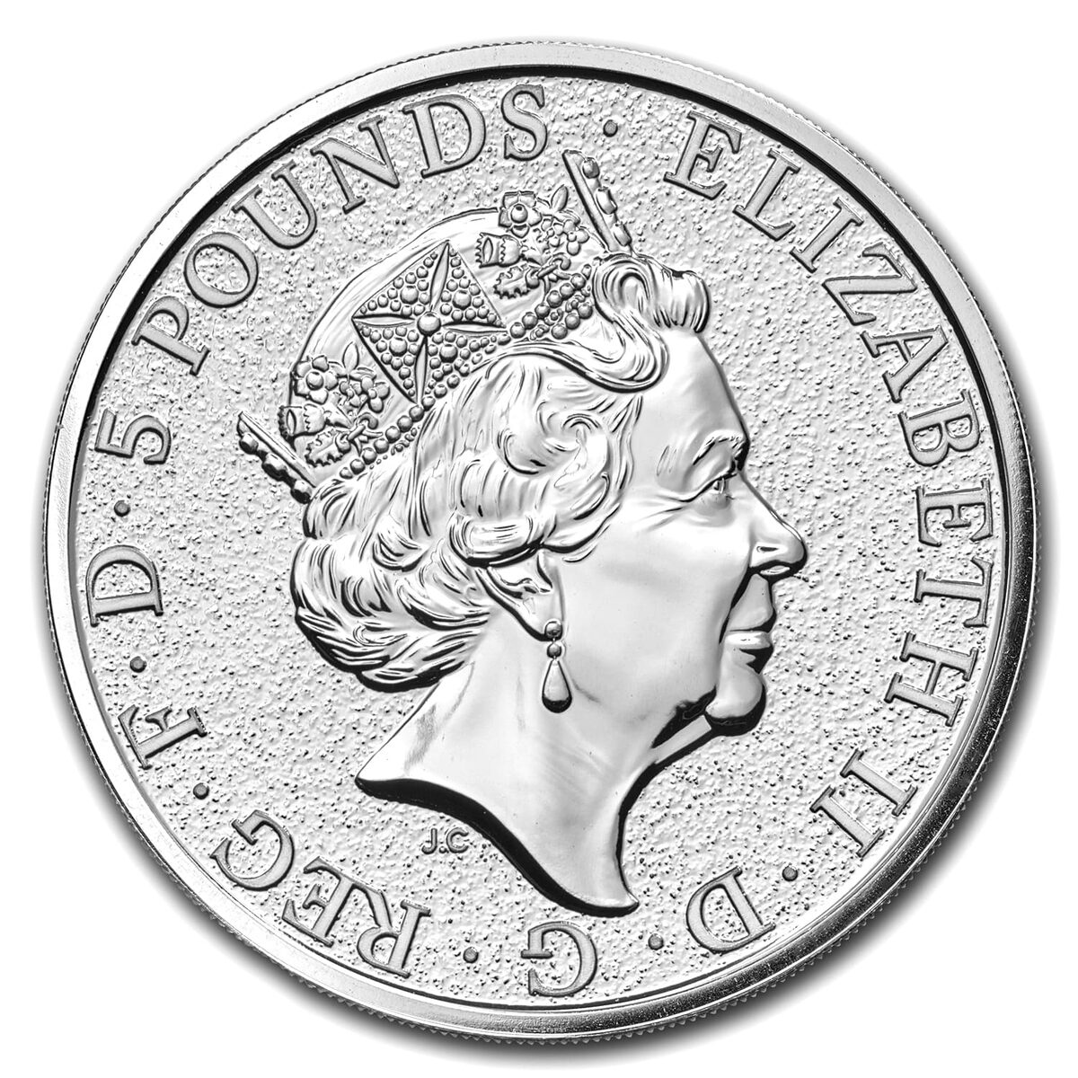 2017 Great Britain 2 oz Silver Queen's Beasts The Griffin
