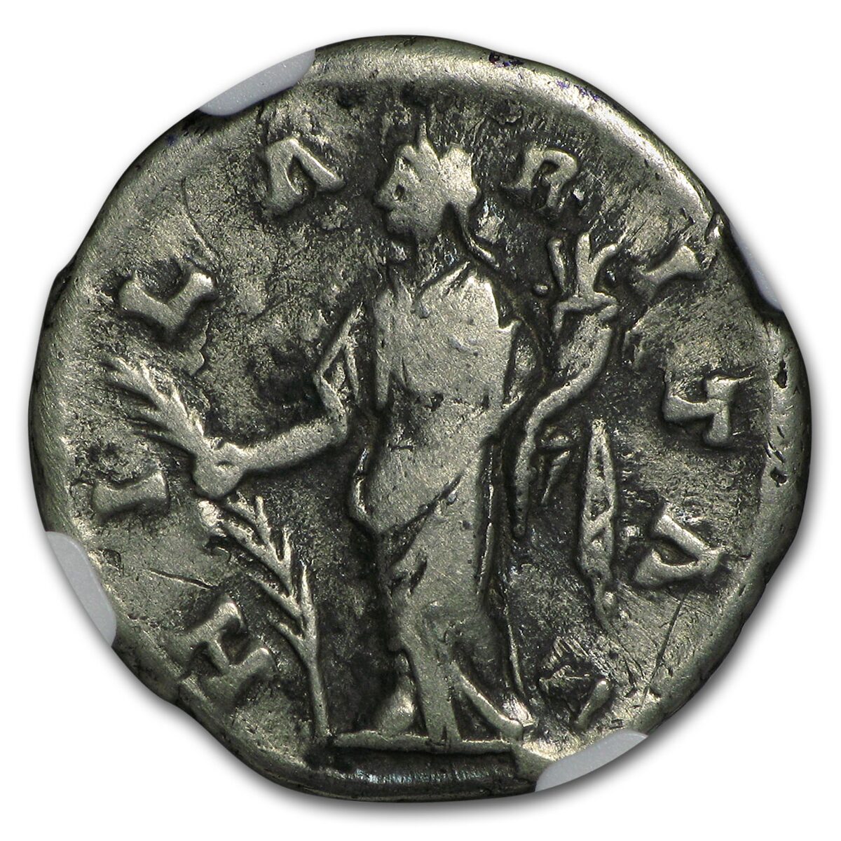 Rome AR Denarius Faustina Jr. 147-75/6 AD Fine NGC (Random Coin)
