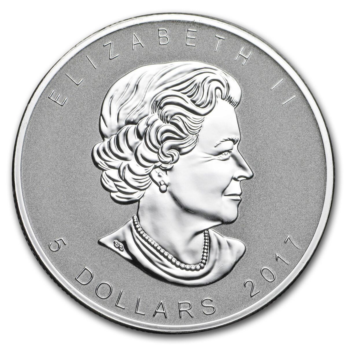 2017 Canada 1 oz Silver Maple Leaf Lunar Rooster Privy BU