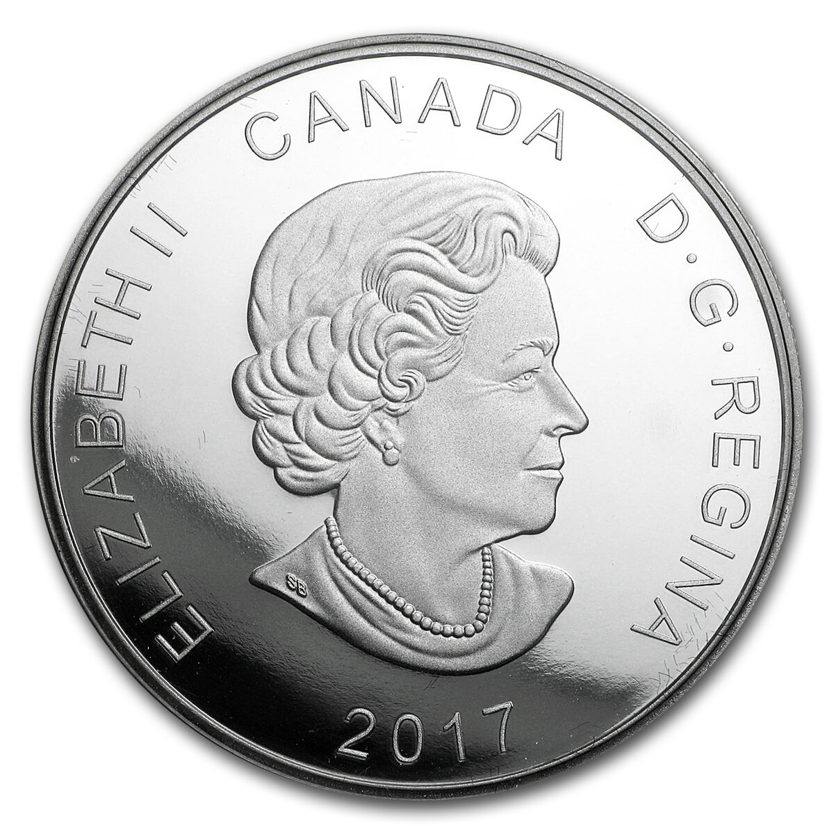 2017 Canada 1 oz Silver $20 Glistening North: The Polar Bear Prf