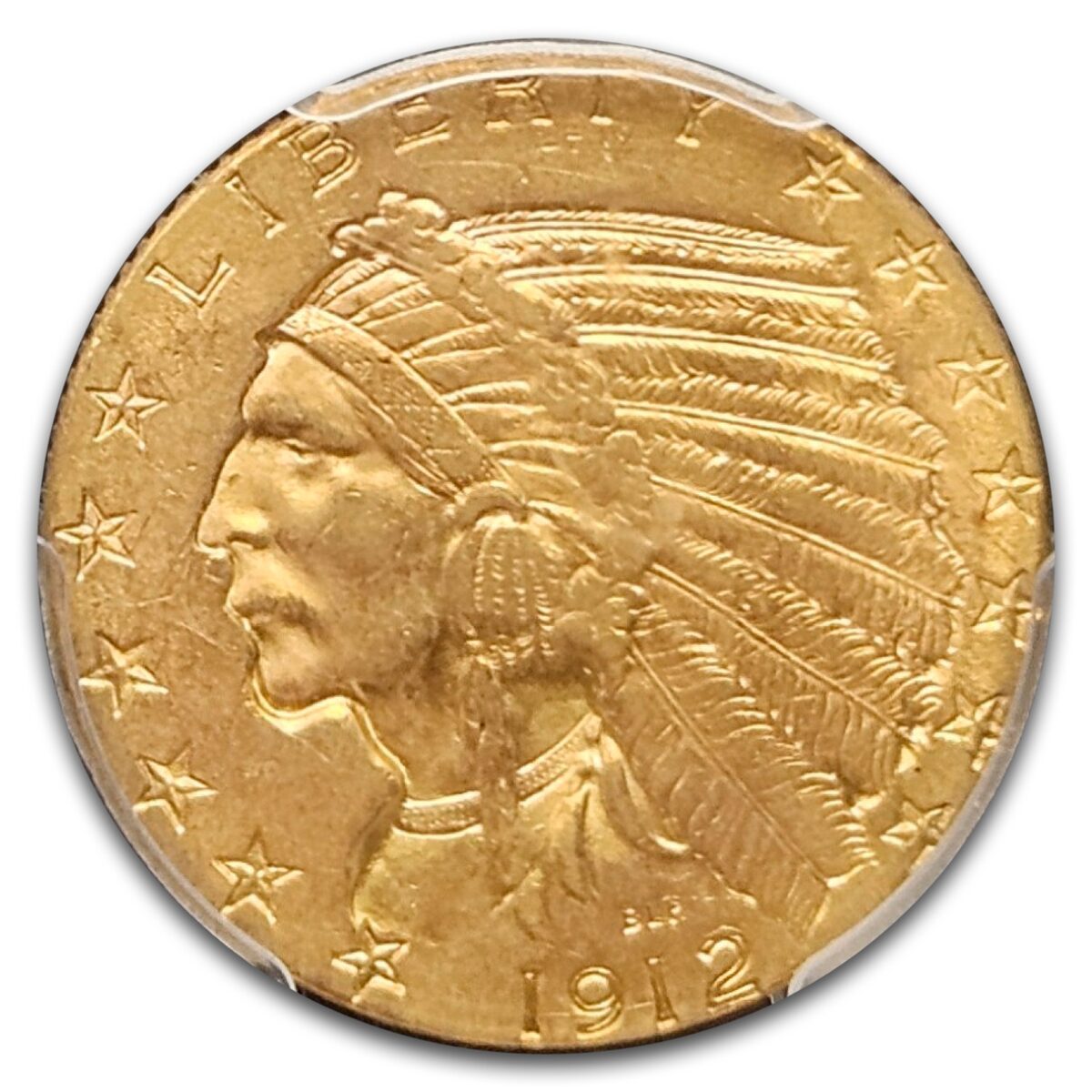 1912 $5 Indian Gold Half Eagle MS-63 PCGS