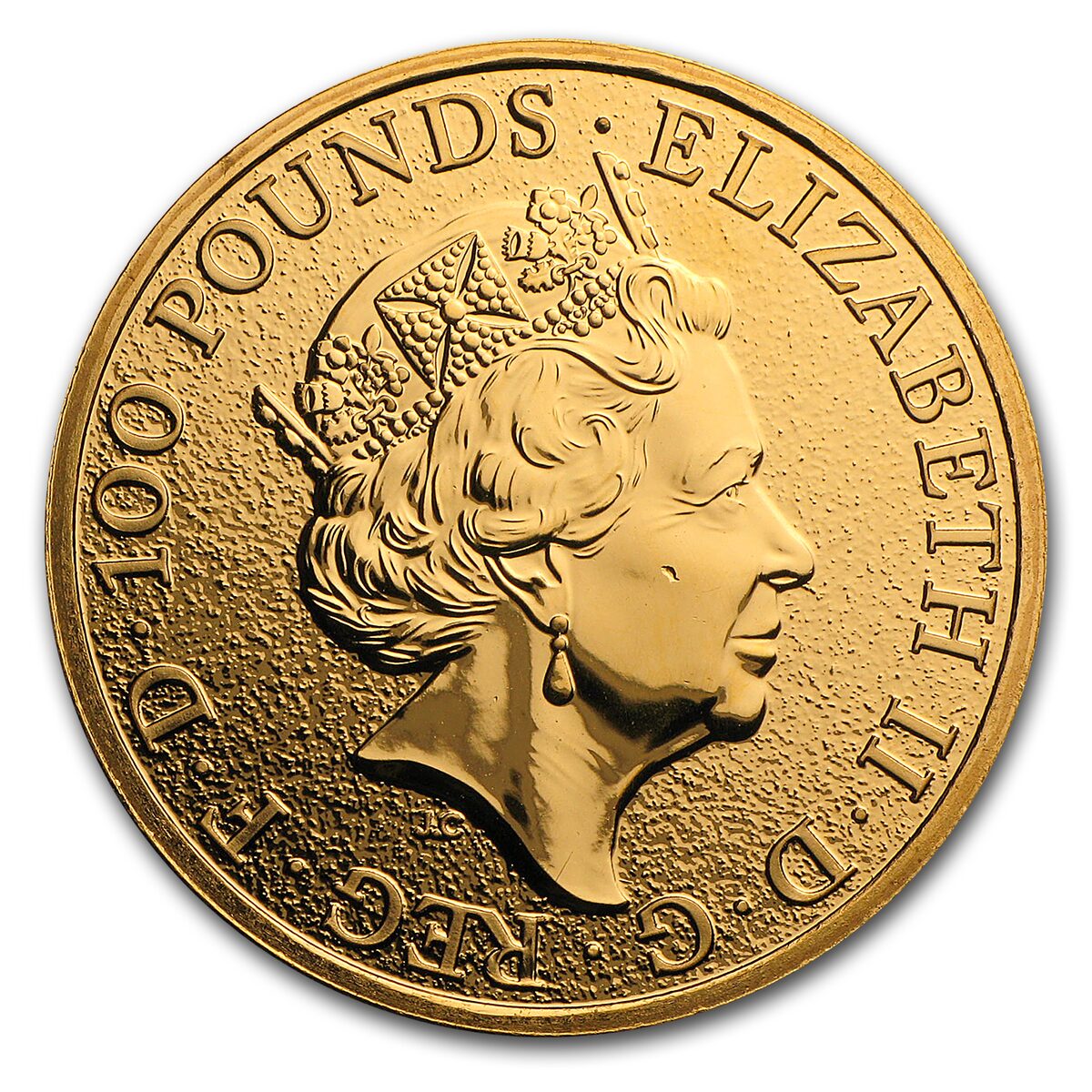 1 oz Gold Queen's Beasts (Random, Abrasions)