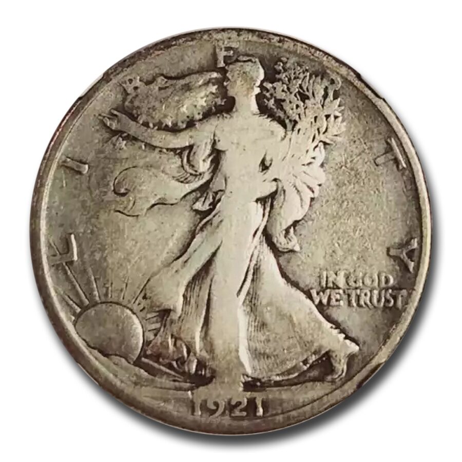 1921-D Walking Liberty Half Dollar Good-6 NGC