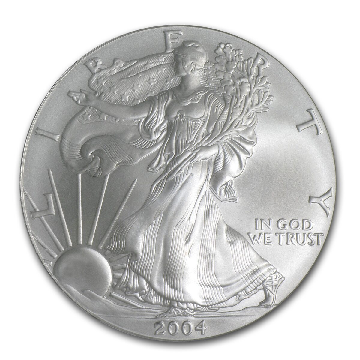 2004 American Silver Eagle MS-69 NGC