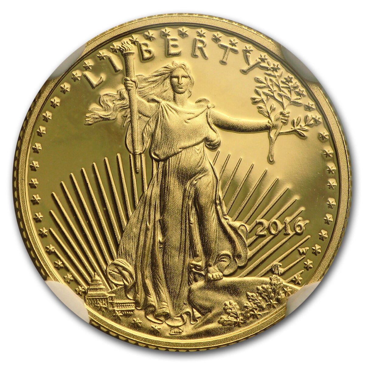 2016-W 1/10 oz Proof American Gold Eagle PF-70 UCAM NGC