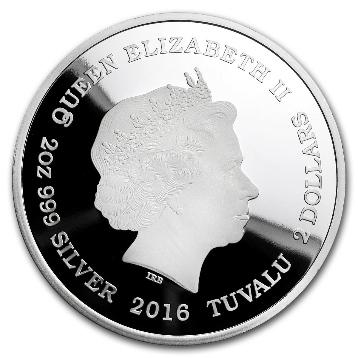 2016 Tuvalu 2 oz Silver Star Trek: Enterprise Crew Proof
