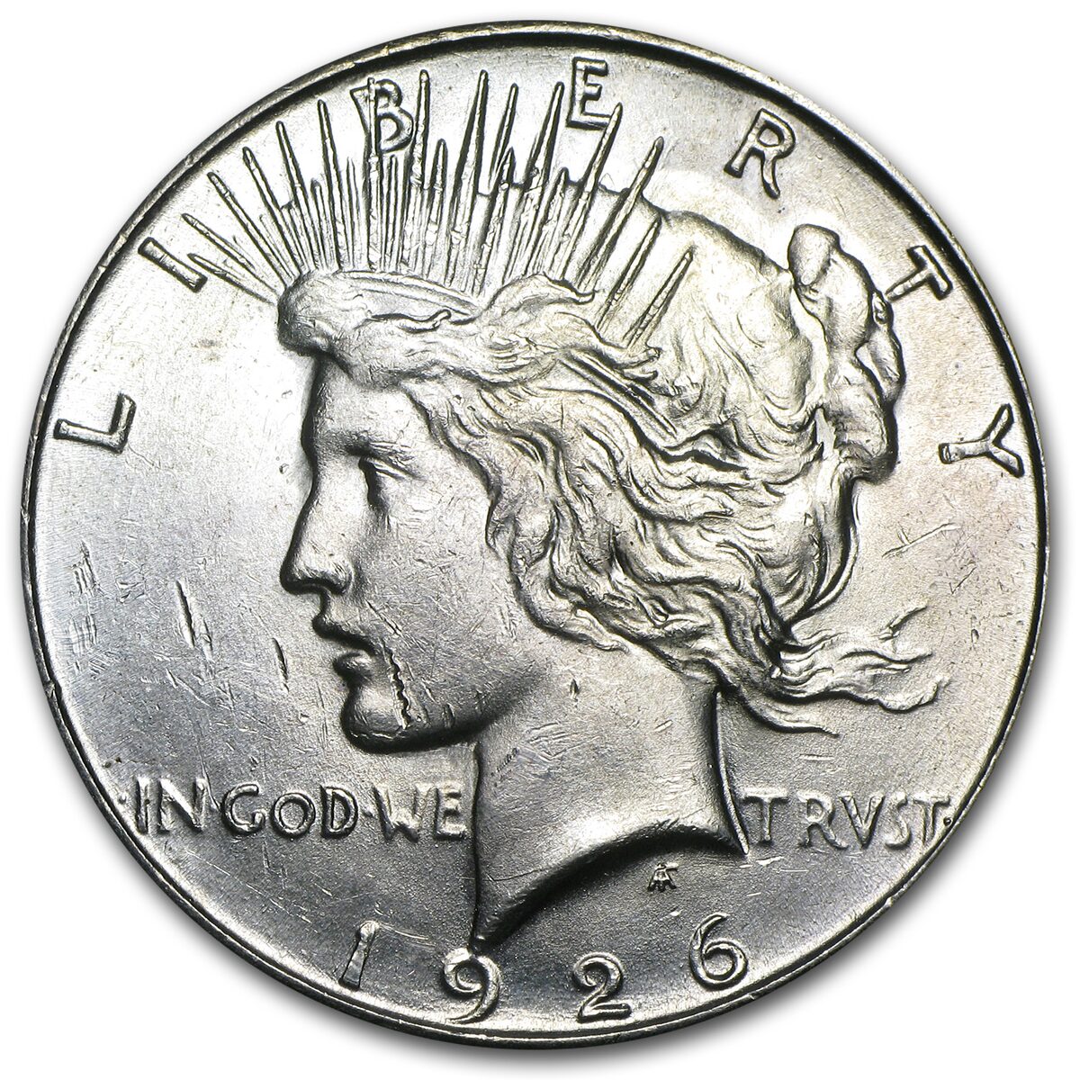 1926-S Peace Dollar BU