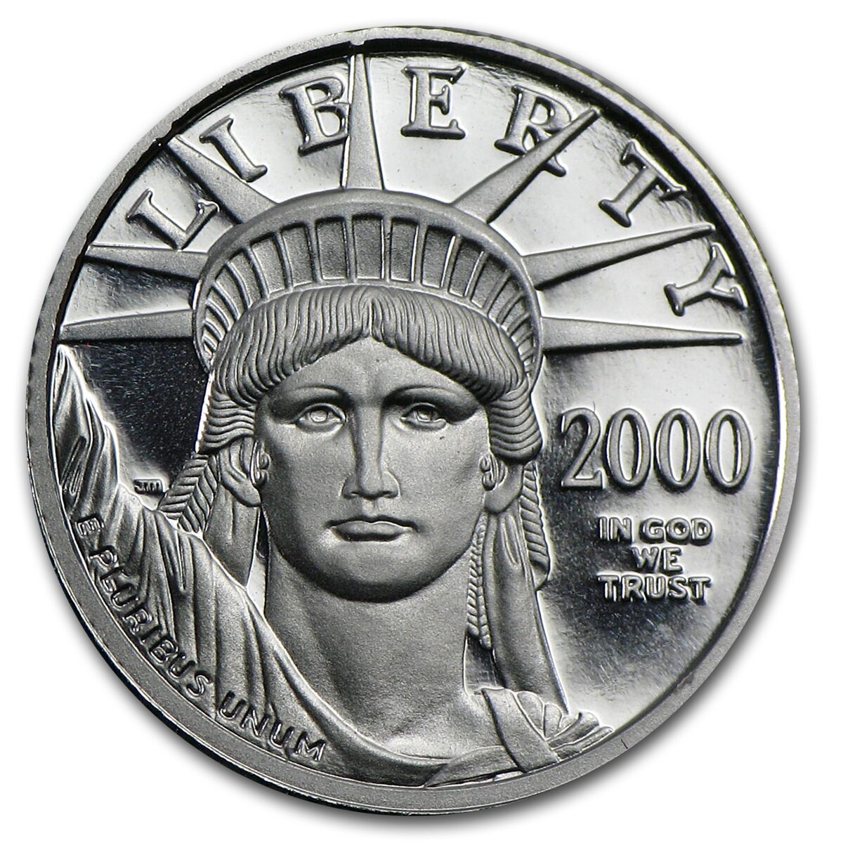 2000-W 1/10 oz Proof American Platinum Eagle (w/Box & COA)