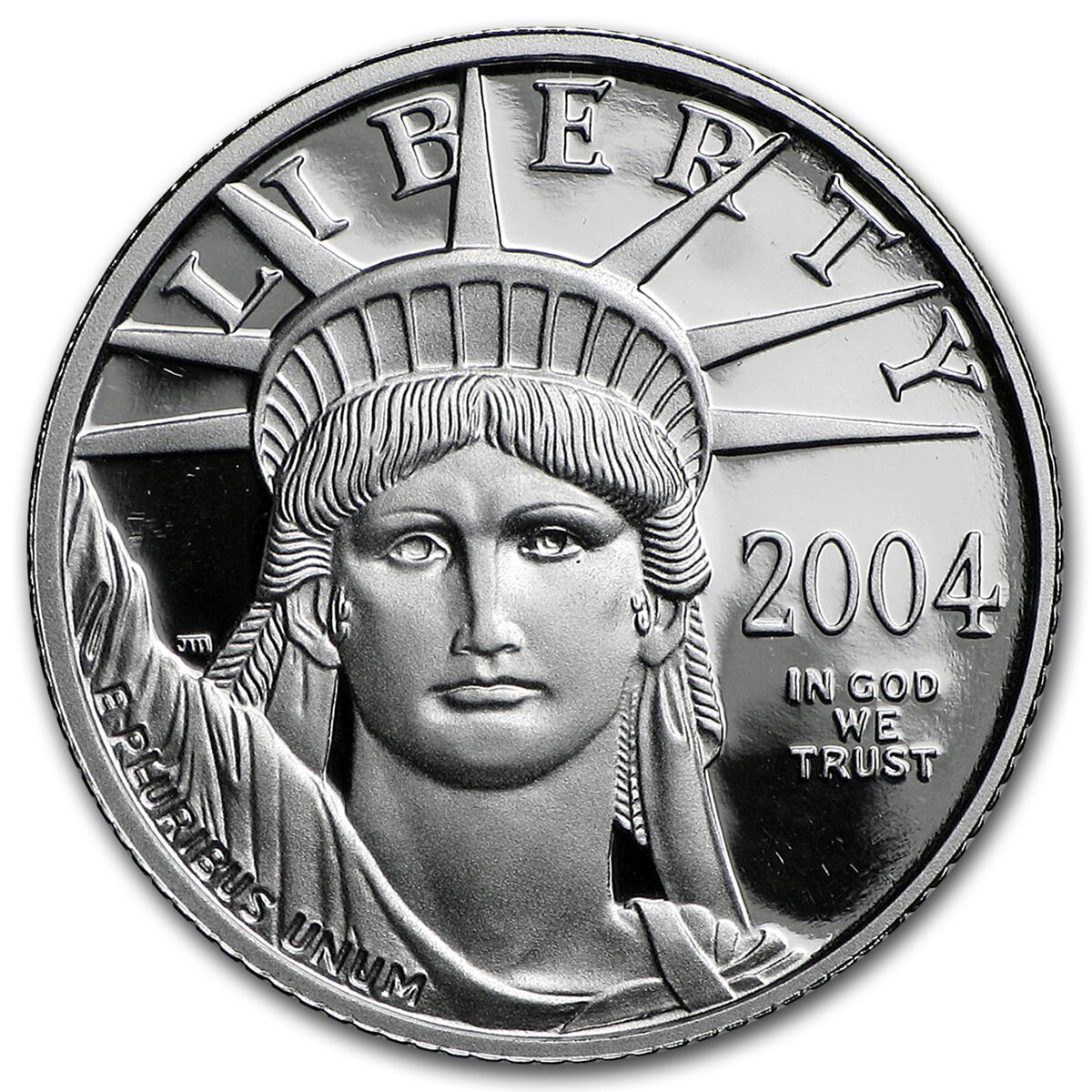 2004-W 1/10 oz Proof American Platinum Eagle (w/Box & COA)