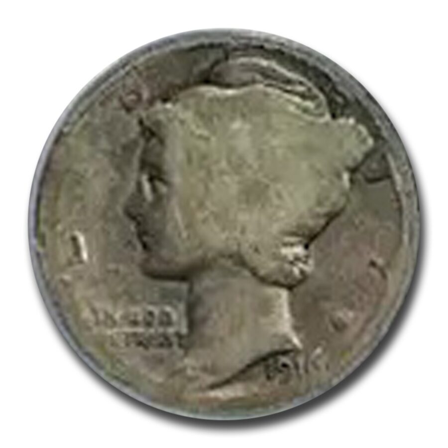 1916-D Mercury Dime AG-3 PCGS