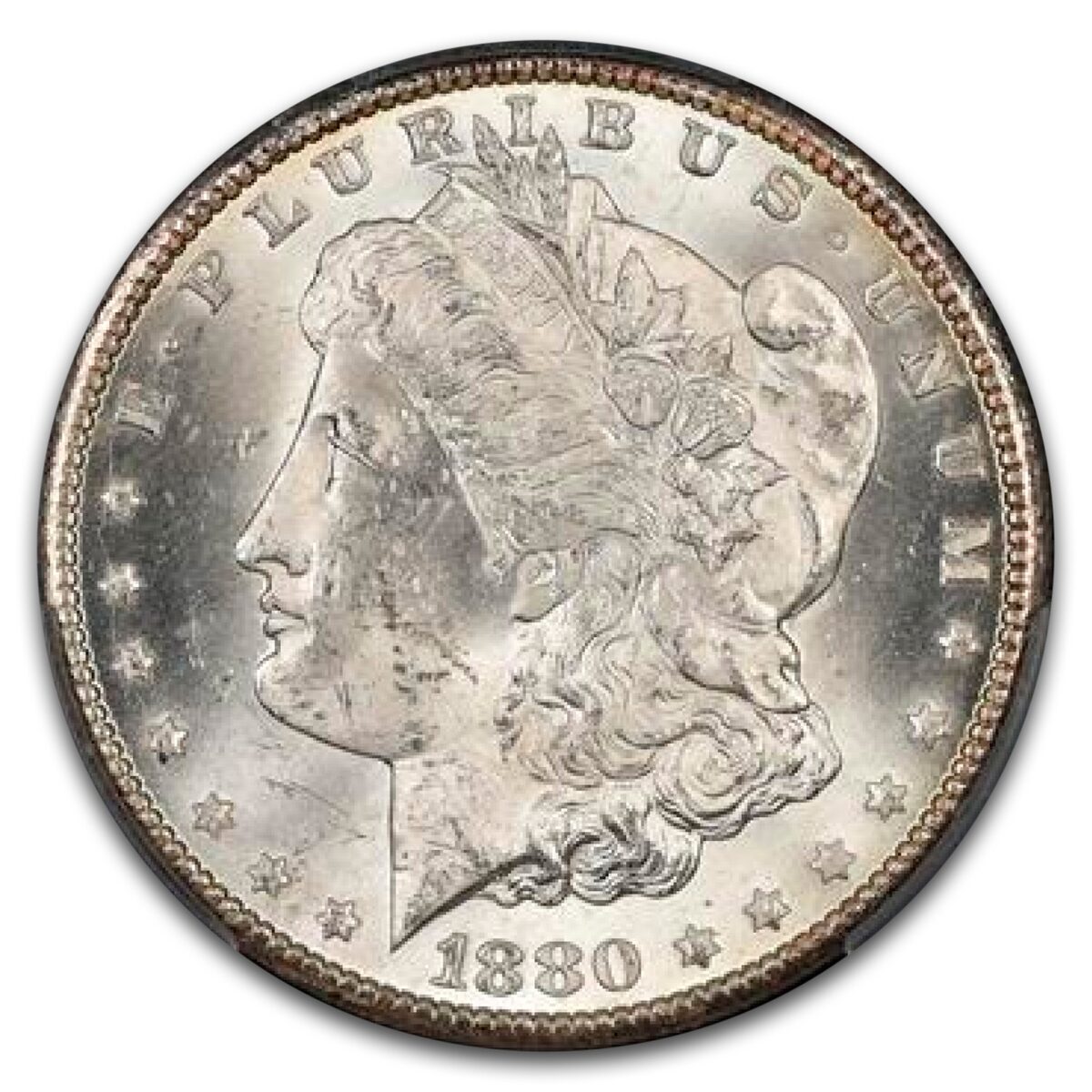 1880-CC Morgan Dollar MS-63 PCGS
