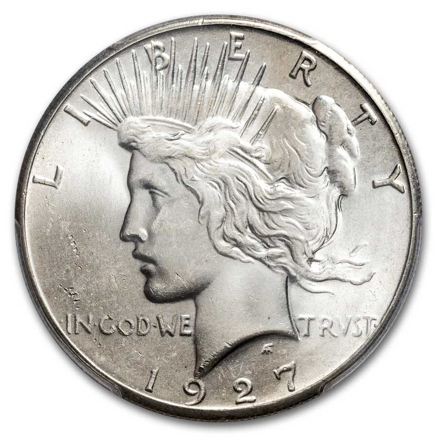 1927 Peace Dollar MS-63 PCGS