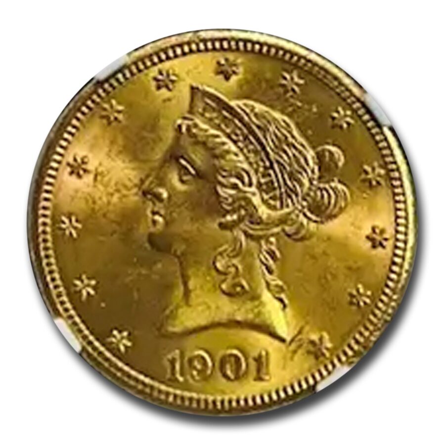 1901-S $10 Liberty Gold Eagle MS-63 NGC