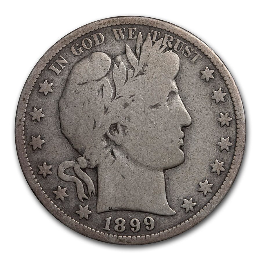 1899-S Barber Half Dollar VG