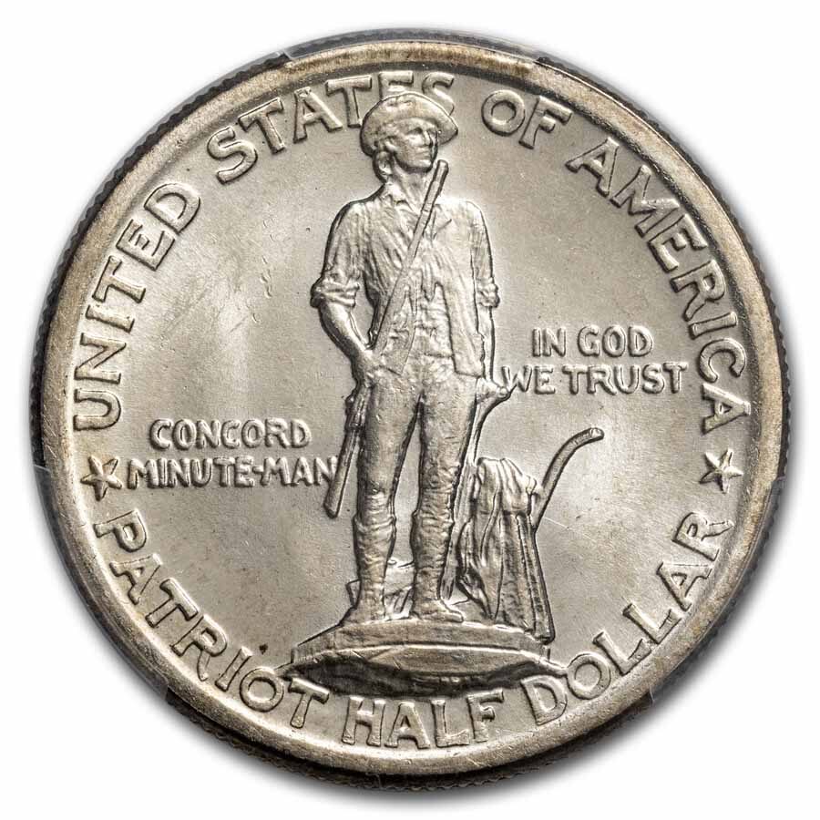 1925 Lexington Concord Sesquicentennial Half Dollar MS-65 PCGS