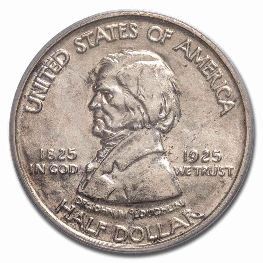 1925 Fort Vancouver Half Dollar MS-64 PCGS