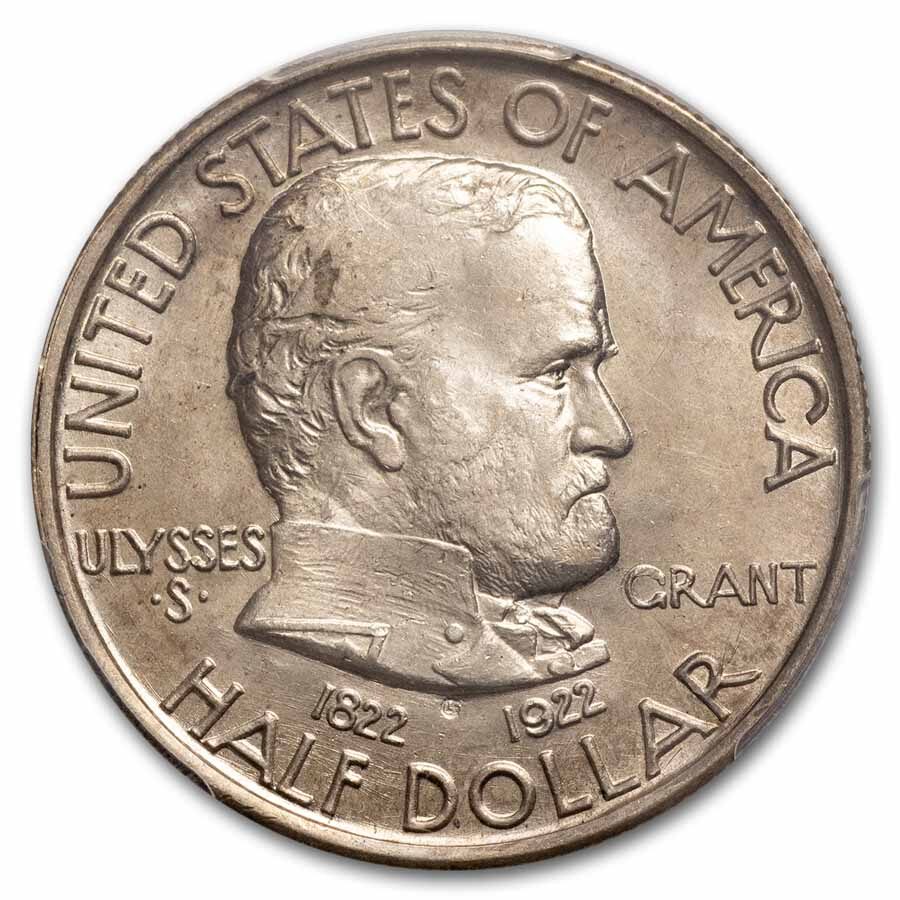 1922 Grant Memorial Half Dollar Commem MS-65 PCGS