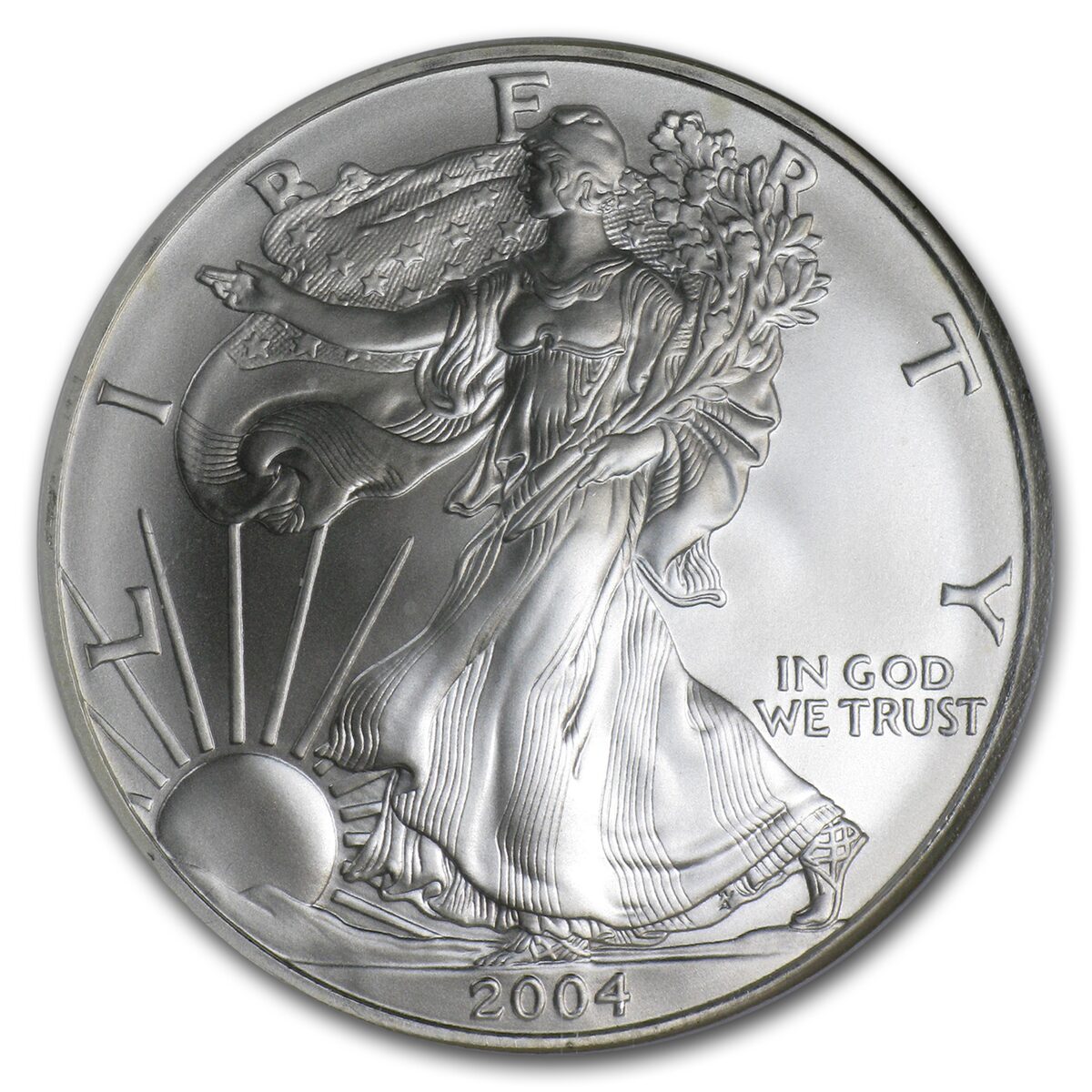 2004 American Silver Eagle MS-70 NGC