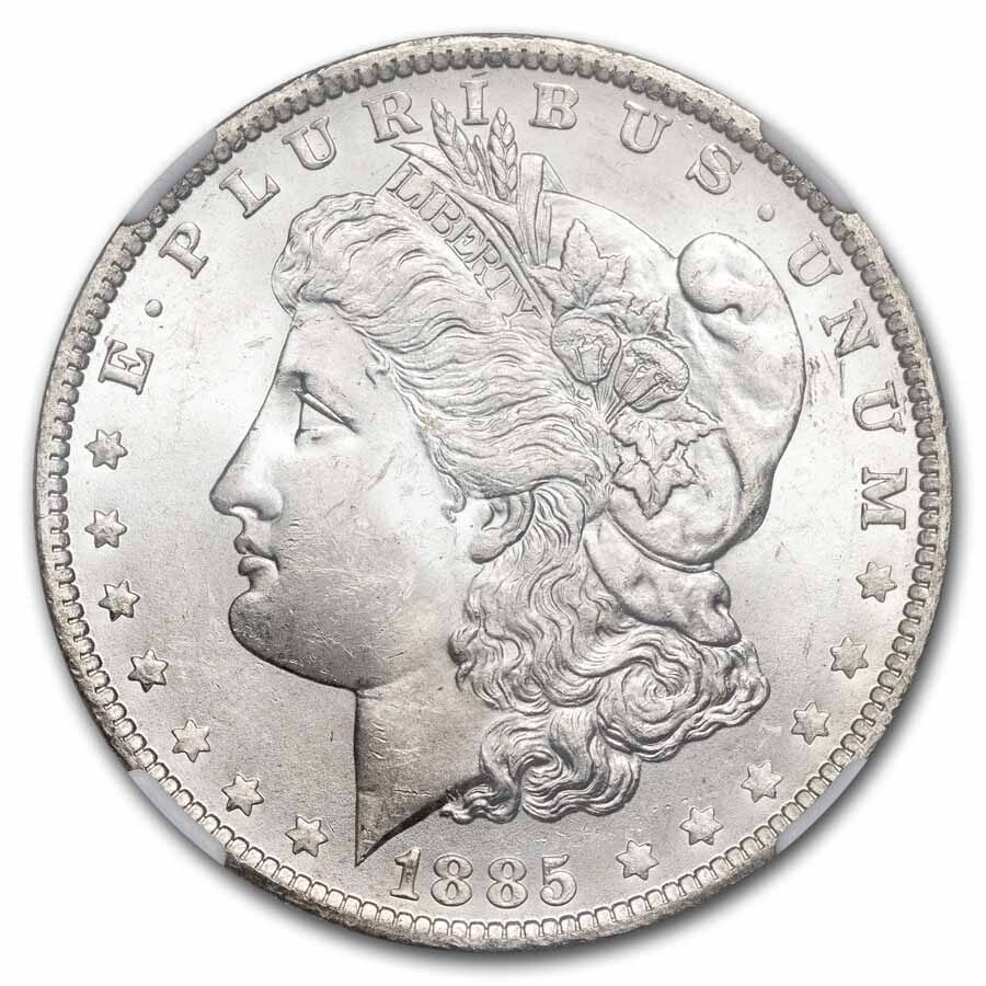 1885-O Morgan Dollar MS-62 NGC