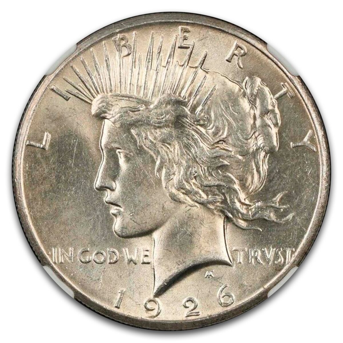 1926 Peace Dollar MS-62 NGC