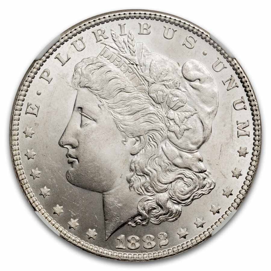 1882 Morgan Dollar MS-64 NGC