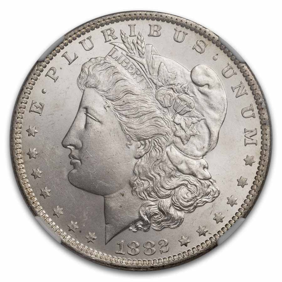 1882-O Morgan Dollar MS-64 NGC