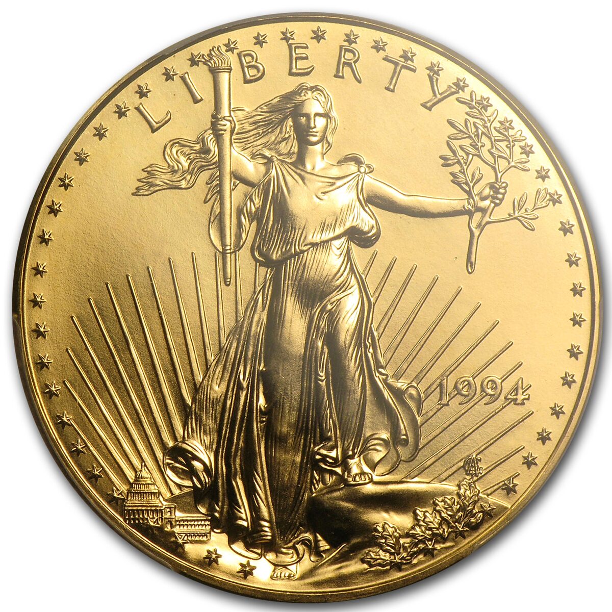 1994 1 oz American Gold Eagle MS-69 PCGS
