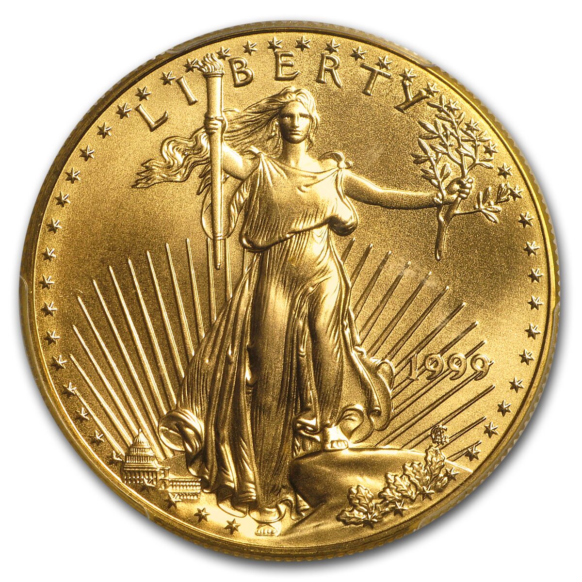 1999 1 oz American Gold Eagle MS-69 PCGS