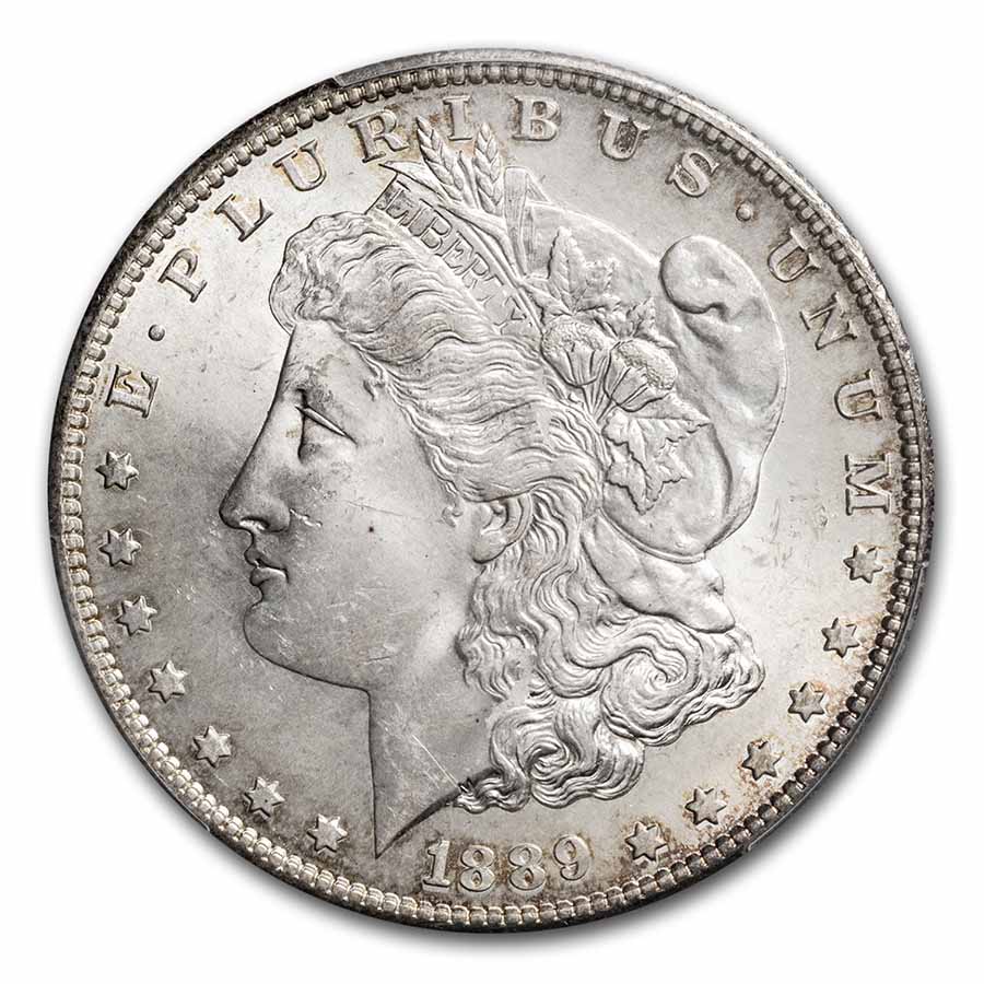 1889-S Morgan Dollar MS-64 PCGS