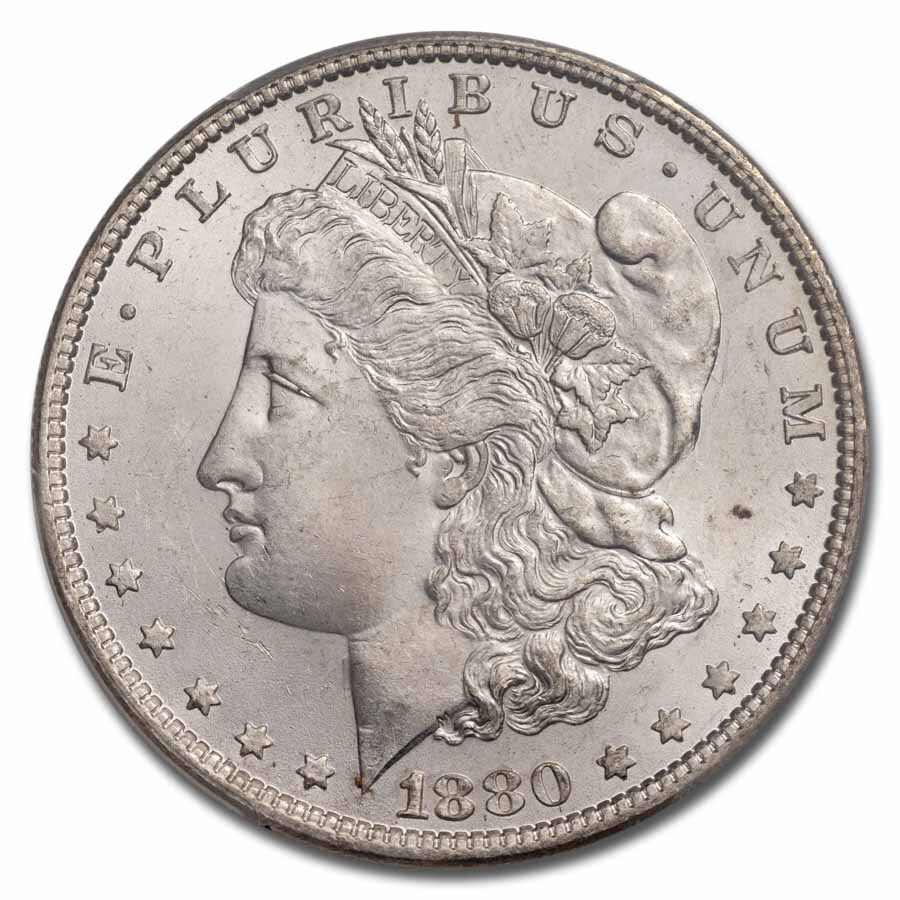 1880-O Morgan Dollar MS-62 PCGS