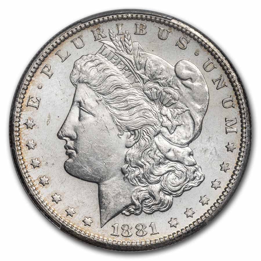 1881-S Morgan Dollar MS-62 PCGS