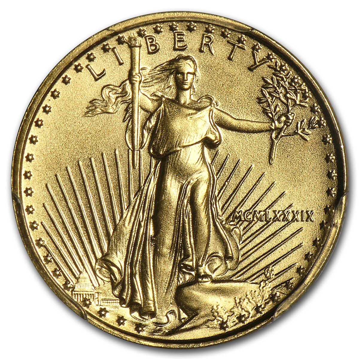 1989 1/10 oz American Gold Eagle MS-69 PCGS