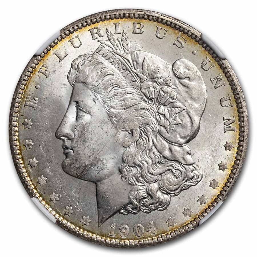 1904-O Morgan Dollar MS-62 NGC
