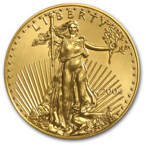 2004 1/10 oz American Gold Eagle MS-70 PCGS