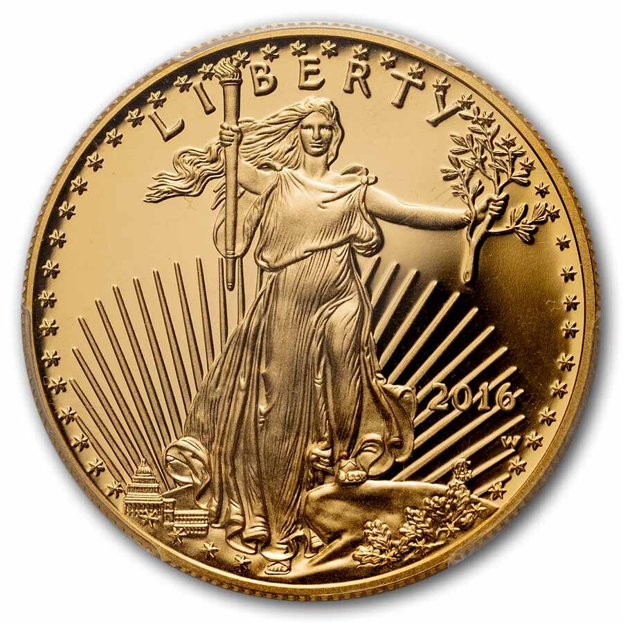 2016-W 1 oz Proof American Gold Eagle PR-70 PCGS